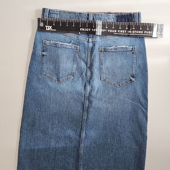 ZARA DENIM SKIRT - Picture 8 of 11